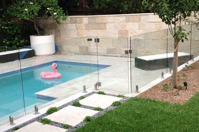 This is an example of a contemporary pool in Sydney.