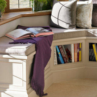 Design ideas for a traditional family and games room in Surrey.