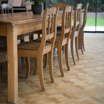 Oak Parquet Panels