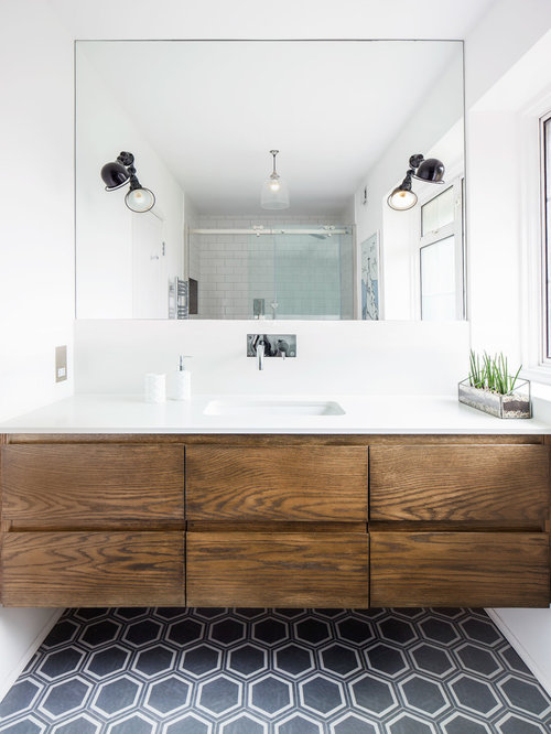 Mid-Century Badezimmer Ideen, Design & Bilder | Houzz