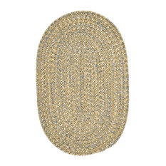 West Bay Rug, Celery Tweed, 2'x8' Oval Runner