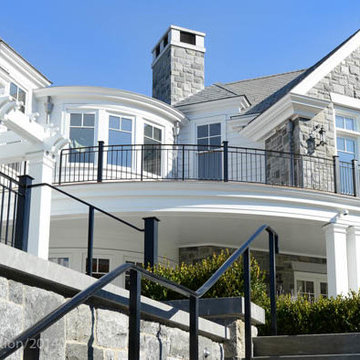 Blackened Bronze Railings