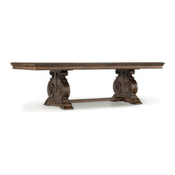 Rhapsody Rectangular Dining Table with 2 Leaves - Dining Tables