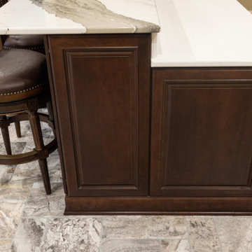 Traditional Lower Level Bar
