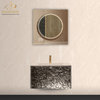 Ora Luxury Murano Glass Drop-In Single Bathroom Vanity 32", Bronze