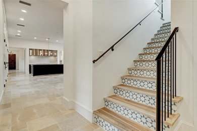 Example of a staircase design in Houston
