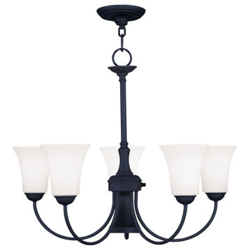 LIVEX Lighting 6465-04 Ridgedale 5+1-Light Chandelier