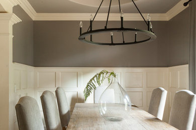 Example of a transitional dining room design in Atlanta