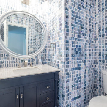 Blue Powder Room / Alexandria, VA