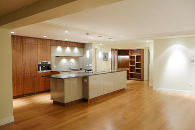 Living room - modern living room idea in Vancouver
