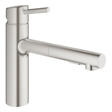 Grohe 31 453 Concetto Pull-Out Kitchen Faucet - SuperSteel