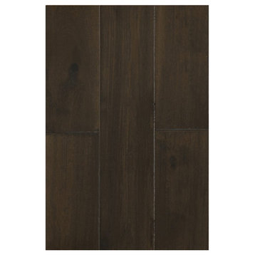 East West Furniture Sango Premier 1/2 x 7" Hardwood Flooring in Shadow Gray