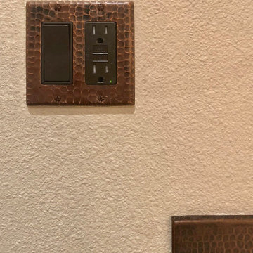 Copper Double Ground Fault/Rocker GFI Switchplate Cover (SR2)