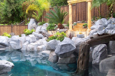 Example of a trendy pool design in Phoenix