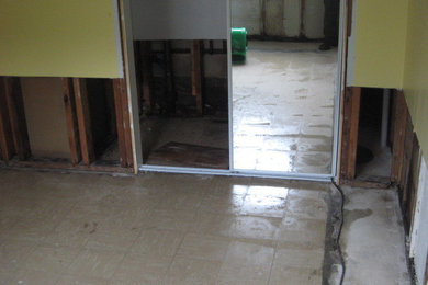 Before, during and after mold remediation in District Heights, MD