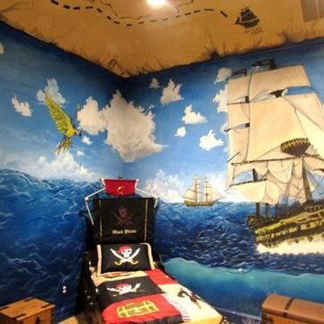Pirate Ship Mural