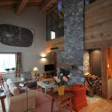 Rénovation d'un chalet à Méribel