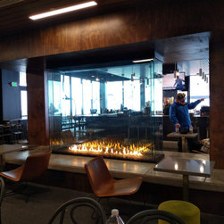 Acucraft 4-Sided Glass Fireplaces - Indoor Fireplaces