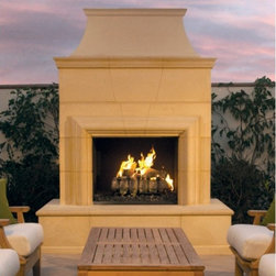 Cordova Outdoor Fireplace - Outdoor Fireplaces