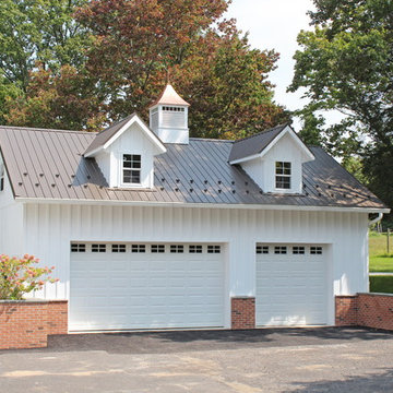 24'x36' Hardie Board & Batten Two Story Garage