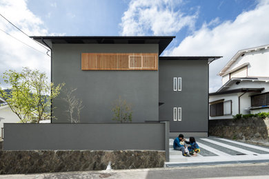 神戸にあるアジアンスタイルのおしゃれな家の外観の写真