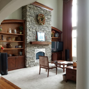 Fireplace and Built ins in Northville