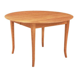 Classic Shaker Flare Leg Round Dining Table - Dining Tables