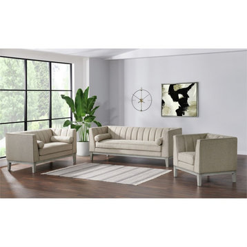 Picket House Furnishings Hayworth 3PC Sofa Set in Fawn
