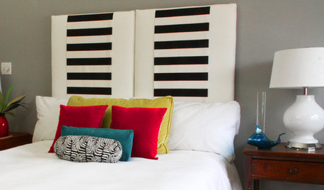 DIY an Upholstered Bedhead Then Change the Colour as You Please