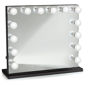 Hollywood LED Mirror With Base (Table Mount or Wall Mount)  Studio-quality light