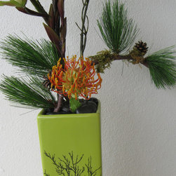 La VOGA - Silk Floral Arrangements  Contemporary / Asian - Artificial Flower Arrangements