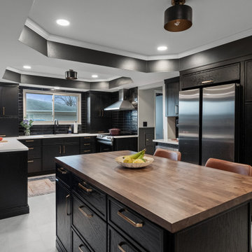 Dark & Moody Cabinets Bring Today’s Design Trends into the Kitchen