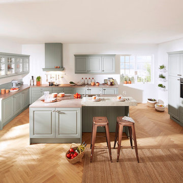 mint green kitchen