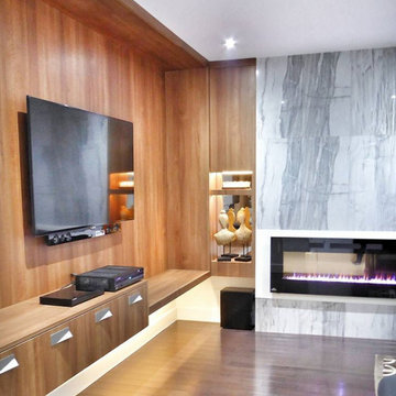 Profile A Cabinets in Pecan Walnut
