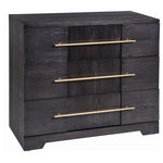 StyleCraft - Dann Foley 3-Drawer Wooden Lifestyle Chest Dark Gray Finish - Complete the look of your guest or master bedroom space with the StyleCraft Dann Foley 3-drawer wooden lifestyle chest. This strong wooden chest is designed with a stylish body coat and rich wooden drawers. Use this bedroom chest dresser to store your shirts, socks, and other clothing items.