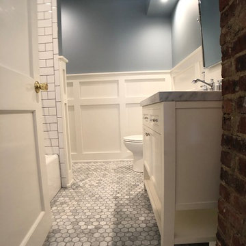 Panel walls bathroom,