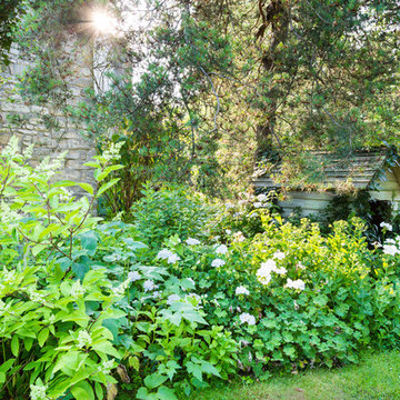 Massif de fleurs du parc