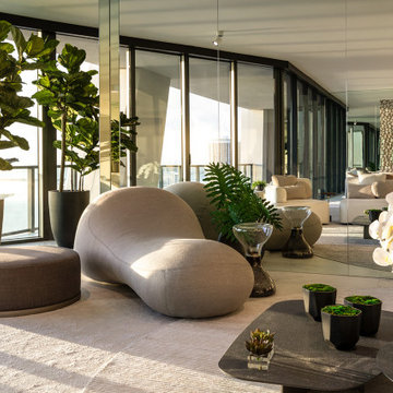 Model Apartment at Zaha Hadid's One Thousand Museum in Miami