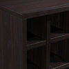 GDF Studio Ridgecrest Mid Century Sonoma Faux Wood Wine and Bar Cabinet, Wenge