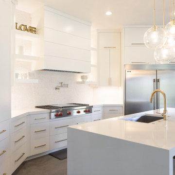 Modern Kitchen & Home Office Remodel