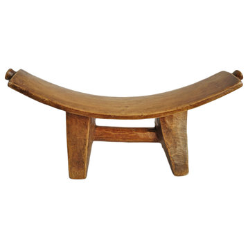 Consigned Vintage Dinka Wood Headrest 1