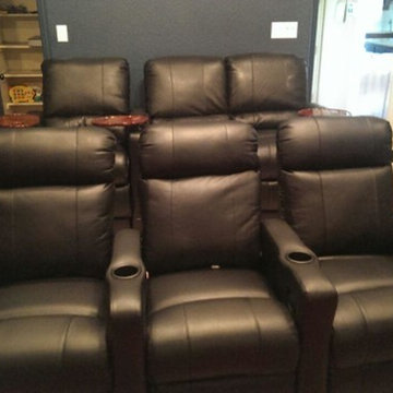 Leather Custom Theater Chairs