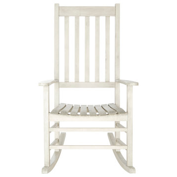 Safavieh Shasta Outdoor Rocking Chair, White Wash