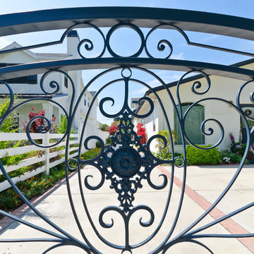 Decorative iron gates in Sherman Oaks