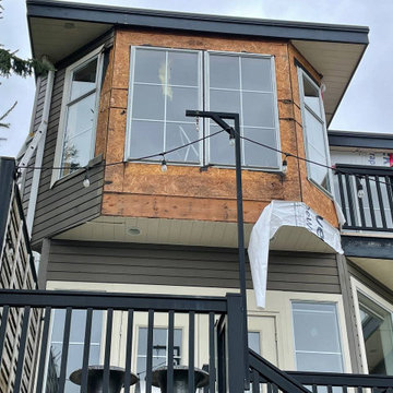 Siding Installation - James Hardie Shakes & Shingles in Timber Bark