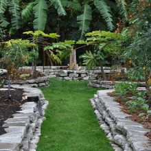 urbanite / concrete rubble walls