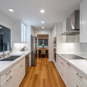Modern White Kitchen with Efficient Storage Solutions 3 | RTA The Cabination