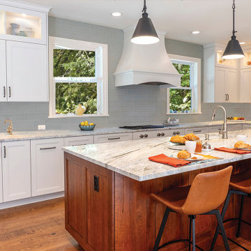 A Kitchen and Den for Family Fun