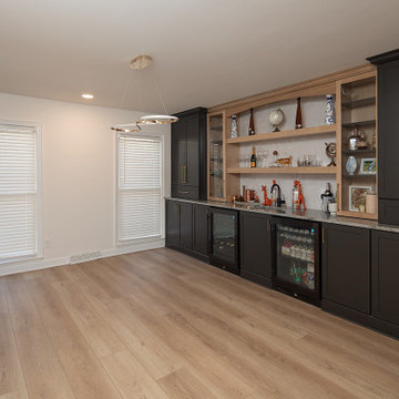 Transitional Kitchen & Bar Design Charlotte, NC