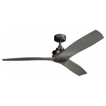 Ceiling Fan - 56 inches wide-Anvil Iron Finish - Ceiling Fans - 147-BEL-2958960